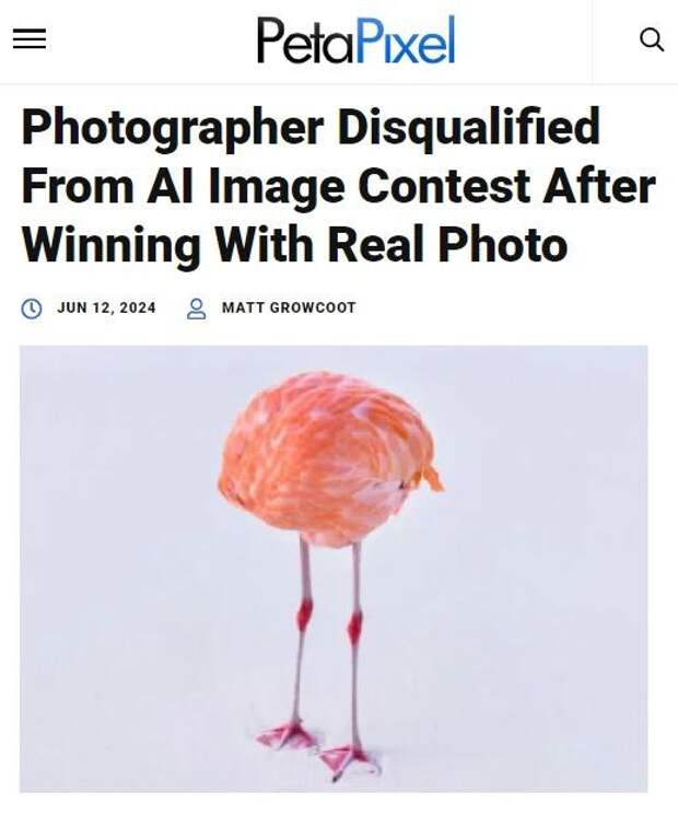 Фотограф выиграл конкурс изображений, созданных искусственным интеллектом, с настоящей фотографией