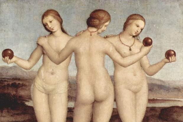 Три грации вдохновляли художников от Боттичелли до Пикассо