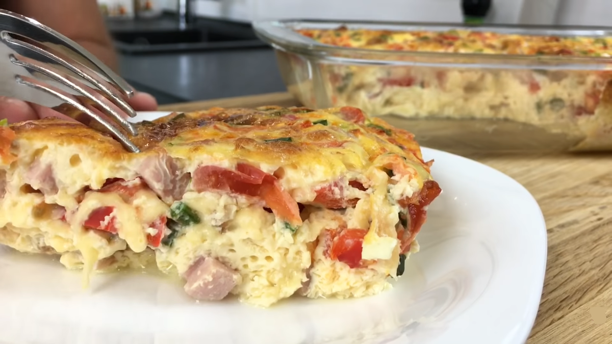 Омлет По-Деревенски! Быстро, Вкусно и Сытно!