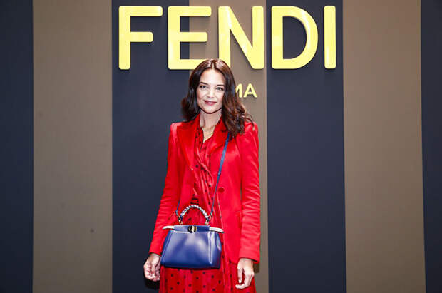 Неделя моды в Милане: Кэти Холмс, Кендалл Дженнер, сестры Хадид на показе Fendi