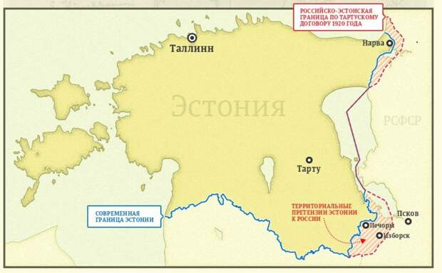 Тартуский мирный договор между РСФСР и Эстонией.