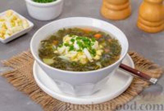 Фото к рецепту: Щавелевый суп