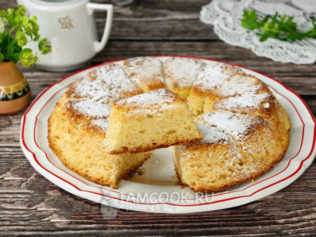 Кекс «Снежинка», рецепт с фото