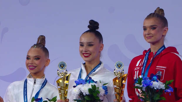 Гимнастка Мария Борисова выиграла два золота на чемпионате России в Москве