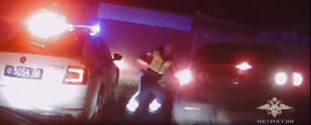 В Подмосковье полицейские в результате погони задержали нетрезвого водителя