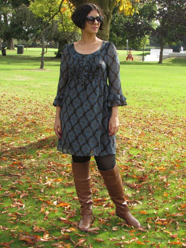Bell sleeve dress 