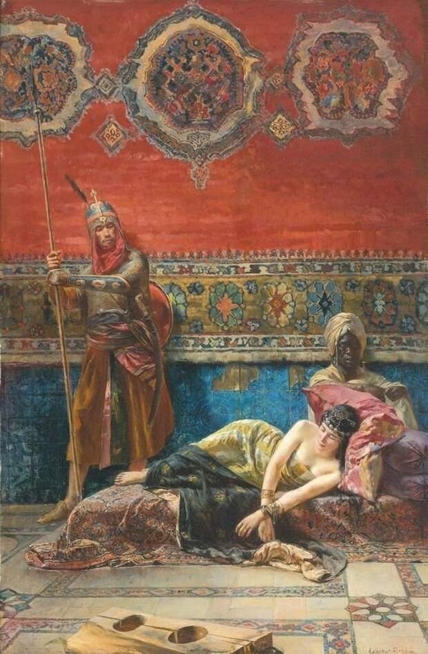 Франц Эйзенхут, Пленница в гареме гарем, женщины, красота, османская империя, правда, турция