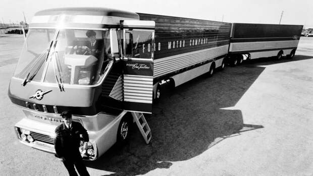 Ford Turbine Truck 1964 - Грузовик размером с дом ford, авто, автоистория, грузовик, концепт, концепт-кар, разработки, ретро авто