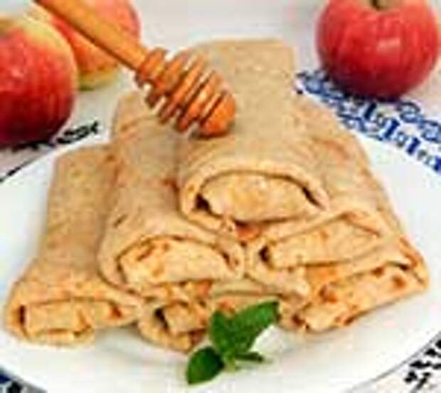 Фаршированные блинчики грибами