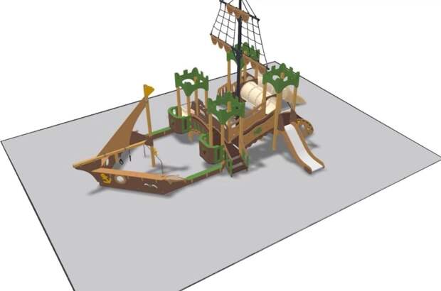 В Клепиковском районе появится детский игровой комплекс «Галера»