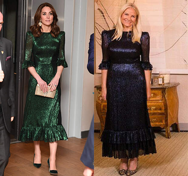 Битва платьев: Кейт Миддлтон против принцессы Норвегии Метте-Марит