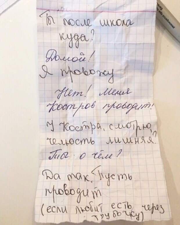Школьные записки