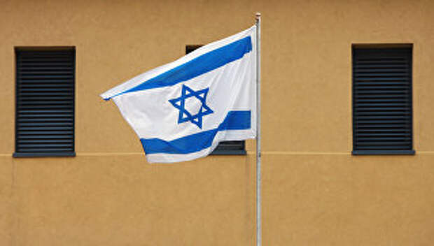 Израильский флаг. Архивное фото.