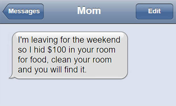 Funny Mom Text