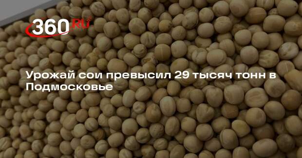 Урожай сои превысил 29 тысяч тонн в Подмосковье