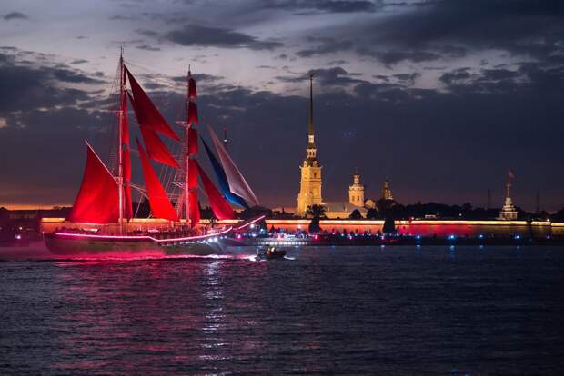 Праздник «Алые паруса — 2024» в Санкт-Петербурге