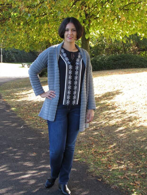 How to make a cardigan look chic 