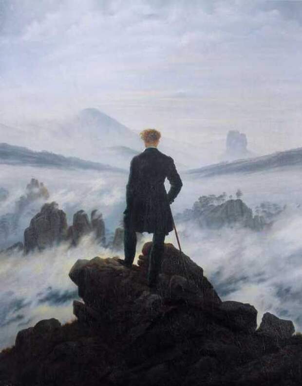 Странник над морем тумана, Каспар Давид Фридрих.