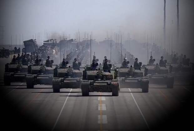 Военный парад в Китае. Скриншот с видео РТ (youtu.be/VXlRANX2CSQ)
