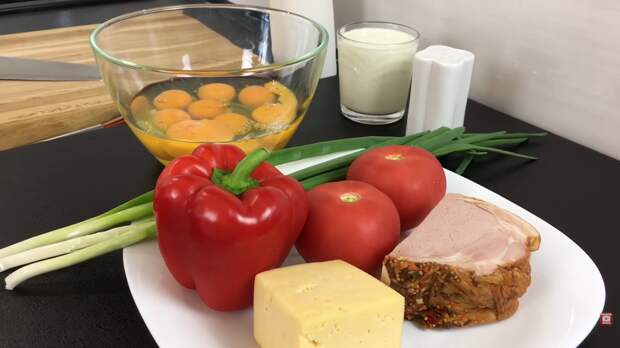 Омлет По-Деревенски! Быстро, Вкусно и Сытно!