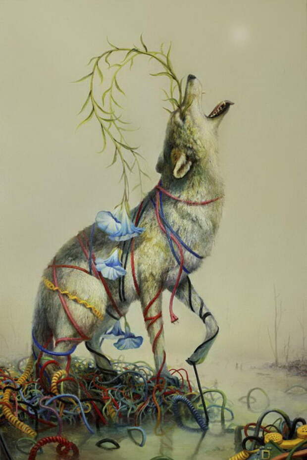 Мечтательные картины Martin Wittfooth Мечтательные картины Martin Wittfooth