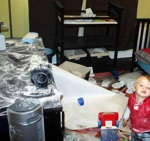 18 жизненных фотографий о том, что происходит, когда в доме появляются дети