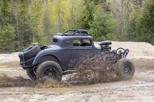Хот-род Dodge Coupe 1932 для улиц и бездорожья в стиле Безумного Макса dodge, авто, автомобили, внедорожник, кастом, кастомайзинг, самоделка, хот-род