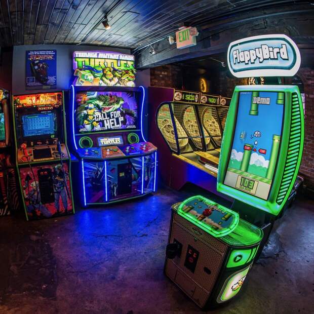 The 1Up Arcade Bar The 1Up Arcade Bar