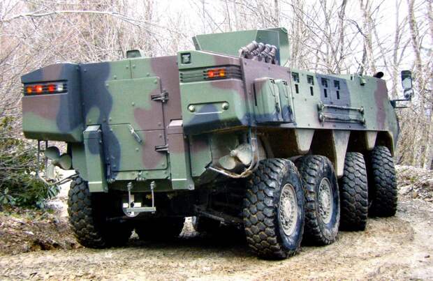 Многоцелевое модульное четырехосное плавающее шасси Otokar Arma