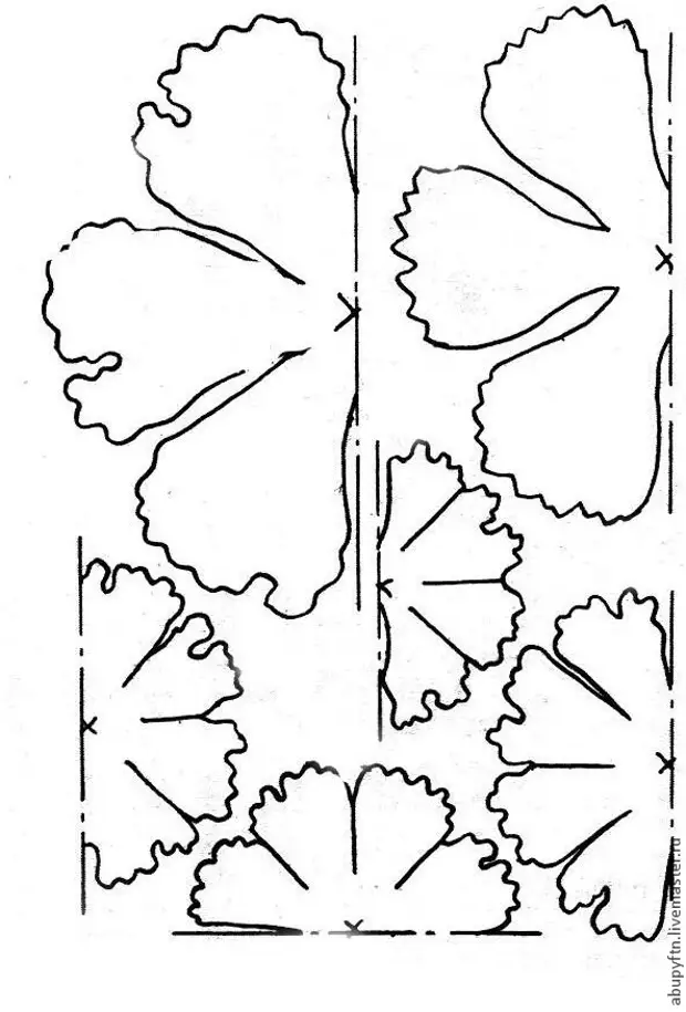 Гвоздики из фоамирана своими руками схемы шаблоны