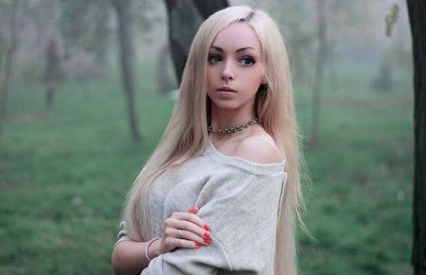 девушка, внешность