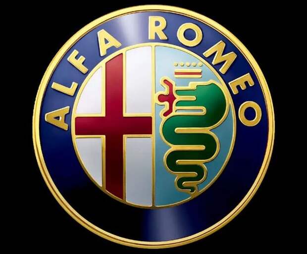 Alfa Romeo logo, авто, геральдика, герб, интересно, логотип, эмблема