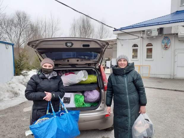 Многодетные семьи из Куркина получили гуманитарную помощь
