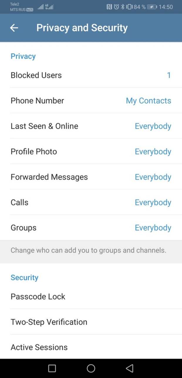 Как скрыть телеграмм от своих контактов фото 116