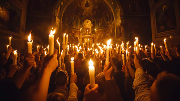 Верующие с тревогой ждут, сойдёт Благодатный огонь или нет: онлайн-трансляция