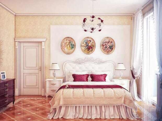 Какие картины можно вешать в спальне над кроватью (35 фото)