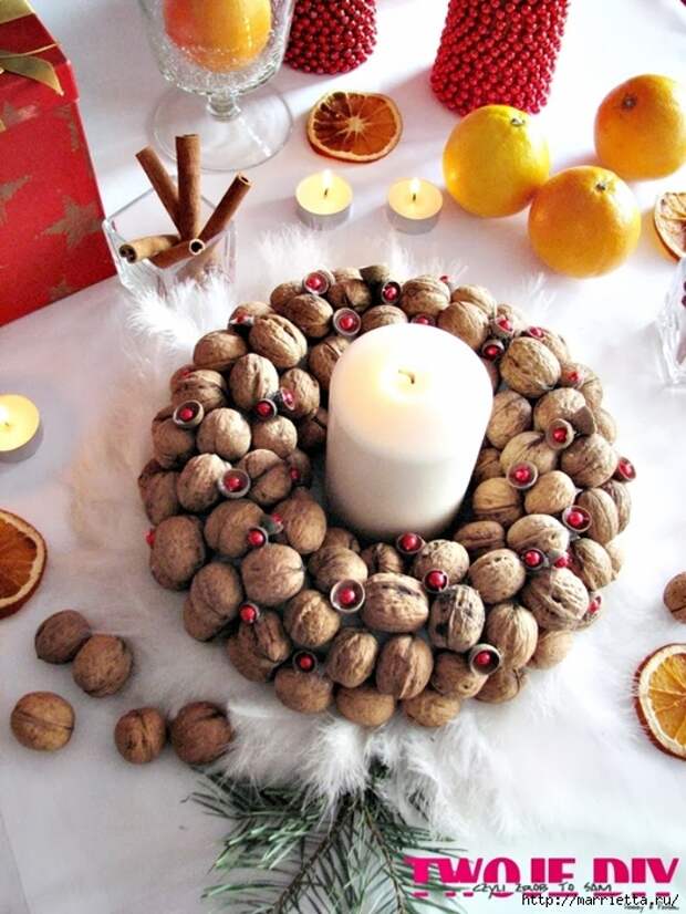 рождественский венок из грецких орехов (8) (525x700, 304Kb)