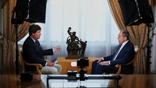 Сергей Лавров и Такер Карлсон / Фото: mid.ru