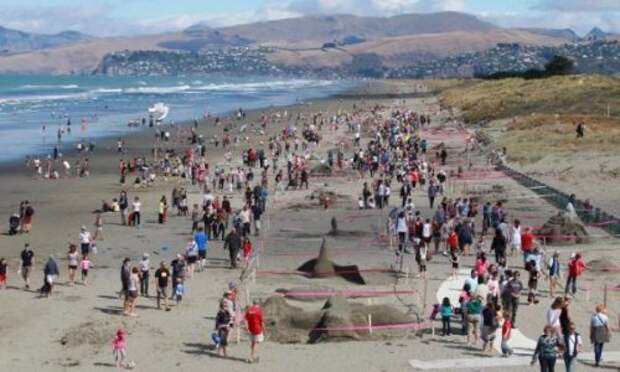 Песочные скульптуры на 3rd New Zealand Sandcastle Competition 2014 (17 фото)