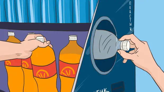 Каждый третий россиянин сдает пластиковую посуду на переработку