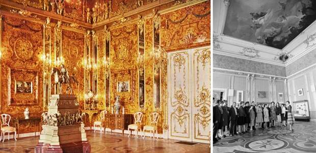 До и после: дворцы Санкт-Петербурга, разрушенные нацистами (ФОТО)