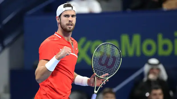 Рублёв и Хачанов вышли во второй раунд турнира ATP в Дубае в одиночном разряде