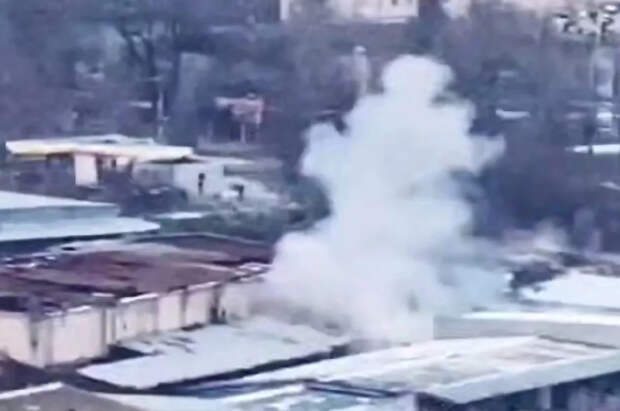 Артиллерия накрыла здания с боевиками ВСУ в Херсоне