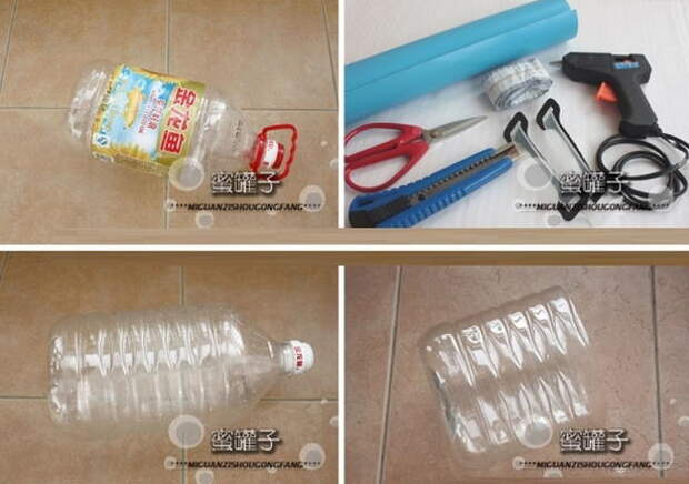 Картинка корзинка с ручками из пластиковой бутылки
