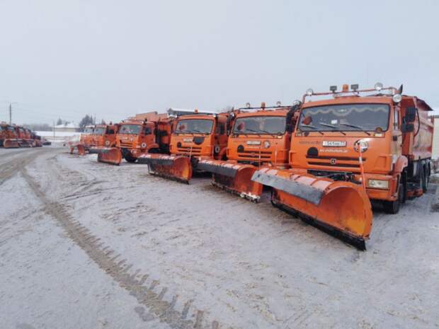 С началом снегопада тульская спецтехника будет работать усиленно