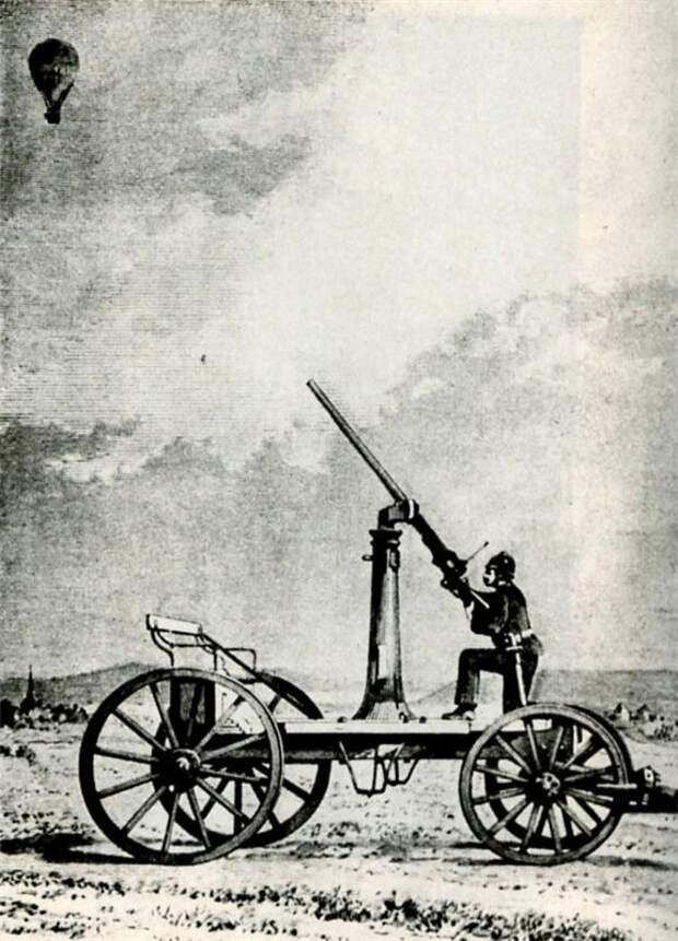 BаllоnGеschutz Круппа 1870 – первое орудие ПВО