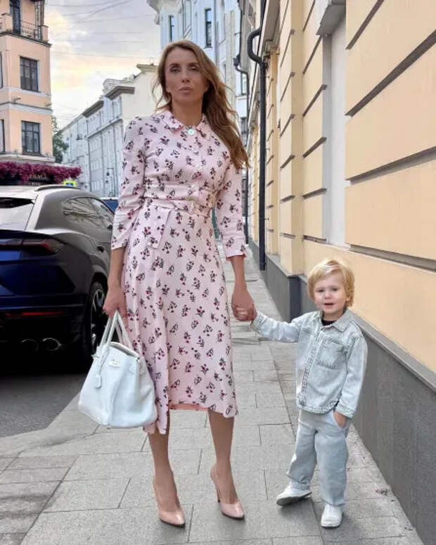 Светлана Бондарчук с сыном