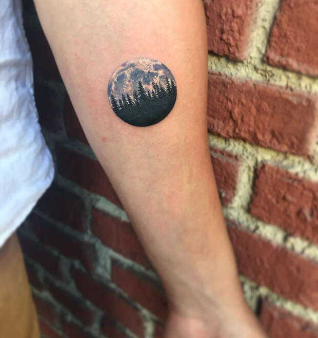 Miniature Circular Tattoo