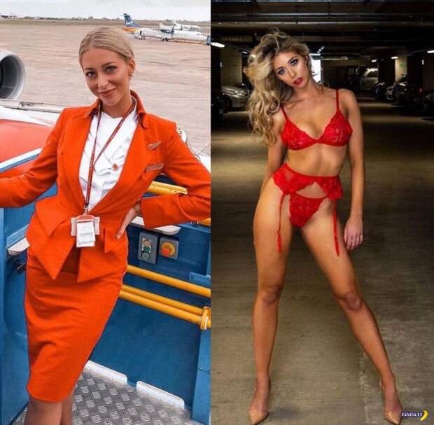 Раздеваем стюардесс! ✈️ - 4 Раздеваем стюардесс! ✈️ - 4