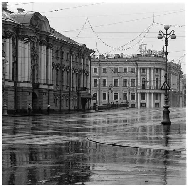 Ленинград. Дождь на Неве СССР, дождь, ленинград
